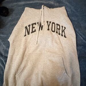 Gray New York Women's Hoodie